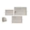 Ekena Millwork Rectangle, Closed Back, Vintage Farmhouse Shadow Box Shelves, Barnwood Decor Collection, PK3 DECR18SBRTCBWH - alternate 4